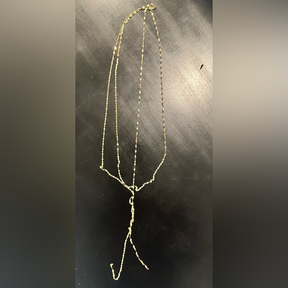 Lana 14k Gold Blake Lariat Necklace - Picture 2 of 4